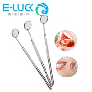 3pcs Stainless Steel Dental Instruments Long Dentist Mouth Mirror