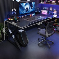 White Computer Desk Gaming Table Study Writing Desk Simple Home Office Desk Chair Set Bedroom Book D