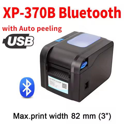 Xprinter Label Barcode Printer Thermal Receipt Bar Code Print 20mm-80mm Sticker Printer Bluetooth WI