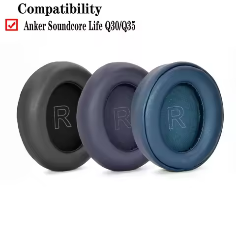 Replacement Earpads Cushions for Anker Soundcore Headphone Q30 and Anker Q35, Life Q 30 Earpads Ear 