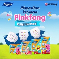 DRYPERS DRYPANTZ PINKFONG LIMITED EDITION TWINPACK FREE TSHIRT (RANDOM DESIGN)