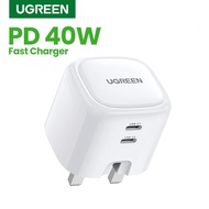UGREEN 40W PD Charger Quick Charge 4.0 3.0 Type C PD USB Charger Fast Charger For iPhone 14 For Xiao