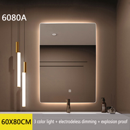 Bathroom Mirror Luminous Mirror Bluetooth Time Smart Mirror Backlit Mirror Toilet Lighting Mirror Be