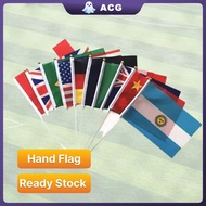 Flag for United Nation Kids Hand Flag of Phillippines Cosplay Buwan Ng Wika Costume Un Halloween