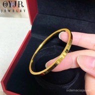 Oyjr vintage bangle gold bracelet for women hand bracelets non tarnish bangles stainless bracelets j