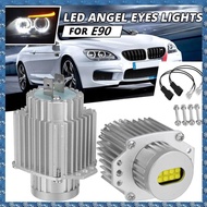(CSID) 2Pcs Angel Eyes CANbus 80W LED Headlight Marker Light Bulbs Error Free for E90 E91 3 Series 2