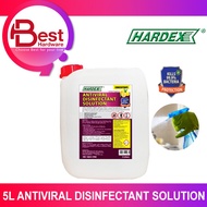BEST HARDWARE - 5 Litres HARDEX ANTIVIRAL DISINFECTANT LIQUID SOLUTION CONCENTRATED NON-ALCOHOL SANITIZER 顶级消毒