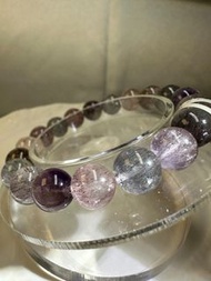 154. 超七 (共生稀有黃超七)「超強能量 功效全面」#770154 - 10mm 🔮優質超七水晶 | 老礦超七 | 超七手串 | 超七手鏈 | 超級七 | Super Seven | Super 