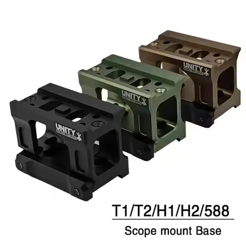 2024 New YR271 UNITY Fast Riser Mount For Tactical Airsoft T2 ROMEO5 Red Dot Sight Scope Universal H