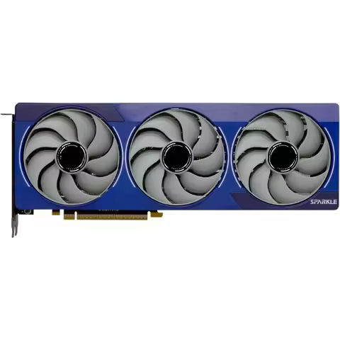 Intel Arc B580 Titan OC Gaming Graphics Card 12GB GDDR6 RGB LED Axial Fan Cooling Metal Backplate