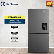 ELECTROLUX EQE4960A-B Kulkas 4 Pintu Inverter [496L] dengan Dispenser