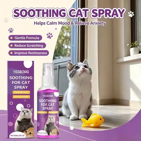 Pet Calming Spray Cat Training Spray Gentle Sooth Mood Relief Anxiety Improve Estrus Agitation Deter