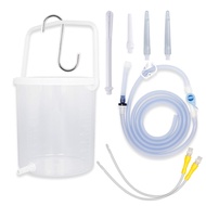 Large Enema Bucket Kit Anti-backflow Enema Kit for Men Women Colon Cleansing Detox Enemas 2 quarts C