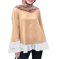 ZANZEA - new-3XL- khaki-Women Muslim