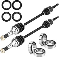 Youxmoto Front Left+Right CV Axles & Wheel Bearing Kit for Yamaha Rhino 450 2006 2007 2008 2009, Rhi
