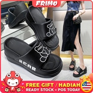 READY STOCK💝FRIMO 9CM Wranbear Sandal Women Shoes Woman Casual Sandals Shoe Kasut Tinggi Perempuan W