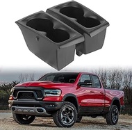 LINOAH Door Cup Holders Compatible with 2019-2022 Ram 1500, Replace #5YK46TX7AC 5YK47TX7AC, Foam Cup