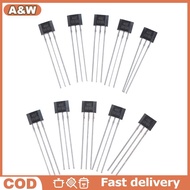 Zaeliahome 10pcs Hall element 49E OH49E SS49E linear Sensor Hall sensor NEW
