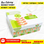 Motif Catering Box 18x18x7/ Box Rice Box Box Rice Box/ Food Box/ Rice Box/ Trendy Catering Rice Box/