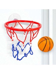 1入組6厘米迷你籃球和迷你便攜籃球機玩具