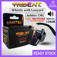 Trident Arbiter CMG Whistle with Lanyard Wisel