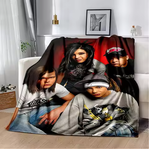 29 Style New Tokio Hotel Rock Band Tom Bill Kaulitz Blanket,Soft Throw Blanket for Home Bedroom Bed 