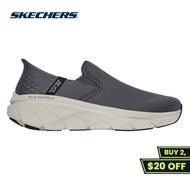 Skechers Men Slip-ins Sport D'Lux Walker 2.0 Reeler Casual Shoes - 232463-CHAR Air-Cooled Memory Foa