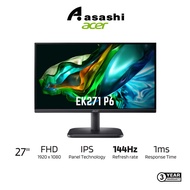Acer EK271 P6 27" IPS 144hz 1ms FHD Monitor (VGA/ HDMI/ AUXO) Build-in SPK