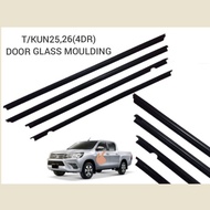 Toyota Kun25,26(4DR) Door Glass Moulding(1Car 4pcs to choose)