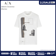 AX Armani Exchange เสื้อยืดผู้ชาย รุ่น AX 6DZTHZ ZJBYZ61AK - สีออฟไวท์