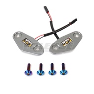 Motorcycle Accessories Rearview Mirrors Seat Cover Decorative LED Light Mirror Base Light For 675SR 