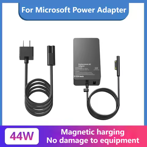 Laptop Surface Pro Charger 44W Power Supply for Microsoft Surface Book&Pro 8/7/6/5/4/3 Laptop 1/2/3 