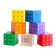 Magnetic Cube Cube Building Blocks Student Teaching Aids Three-Dimensional Tangram Children Magnetic