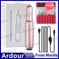 Ardour Electric Nail Drill Upgraded USB Charging 6 in 1 Multifunctional ​Nail Buffer Polish Remover Machine