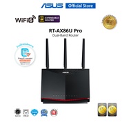 ASUS RT-AX86U Pro (AX5700) Dual Band WiFi 6 Extendable Gaming Router 2.5G Port Gaming Port Mobile Ga