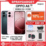 [NEW] OPPO A6 5G (24GB*(8+16)RAM + 256/512GB) IP69 Water and Dust Resistance l 7000mAH Large Battery