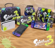 套裝 - Splatoon 3斯普拉遁漆彈大作戰Nintendo Switch OLED 保護殼收納包手制支架機殼