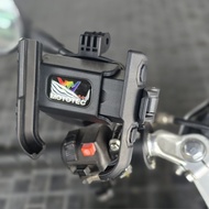 MOTOTEC Motorcycle Phone Holder With Anti-Shake Glass Leg New Just Try Holding It And Store In The B