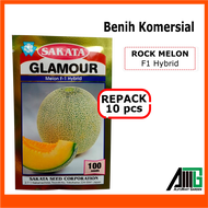 Rock Melon F1 Hybrid ( Repack 10 Pcs ) Sakata Powerbank Pokok