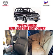 Semi Leather Seat Cover TOYOTA Seat unser Cover With Logo High Quality 1 Year Warranty Semi Leatherv