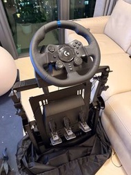 [95% new] Logitech 賽車方向盤軚盤連變速器排檔連架 ZENOX PLICA-X 可收納式賽車架 Logitech