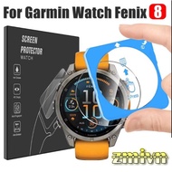 Toughened self-adhesive frame for Garmin Fenix 8 Fenix8 47mm Fenix 8 43mm Fenix 8 51 mm, easy to rem