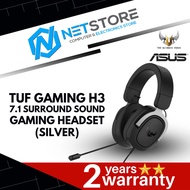 ASUS TUF Gaming H3 7.1 Surround Sound Lightweight Gaming Headset - Silver - 90YH025S-B1UA00