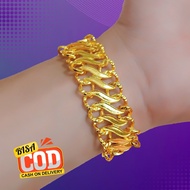 24k Luxury Thick Gorontalo Gold Chain Bracelet