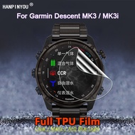 2Pcs For Garmin Descent MK3 MK3i 43mm 51mm SmartWatch Clear / Matte / Anti Blue Light Soft TPU Hydro