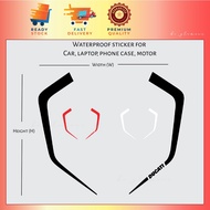 [D2]DUCATI 1199 Panigale R Nose Sticker Reflective stiker racing motogp motorsport superbike waterpr