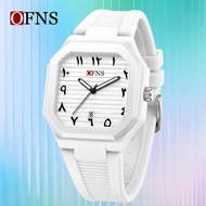Square Arabic Numeral Student Watch Unisex Quartz Timepiece Middle East Exclusive with Waterproof Ca