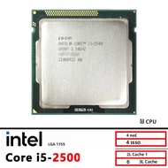 อินเทล คอร์ i5-2500 ใช้แล้ว i5 2500 3.3 GHz Quad-Core Quad-Thread CPU 6M 95W LGA 1155