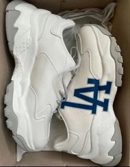 👟正貨 MLB Bigball Chunky LA 復古 增高 低幫 老爹鞋 白色