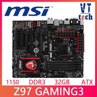 For MSI Z97 GAMING 3 5 7 9 LGA 1150 DDR3 USB3.0 Core i7 i5 i3 Used motherboard